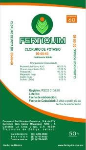 Cloruro de Potasio